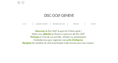 Desktop Screenshot of discgolf-geneve.ch